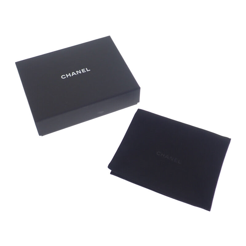 シャネル CHANEL フラップ AP4342 カードケース ラムスキン ライトグレー ゴールド金具 レディース【中古】【Aランク】