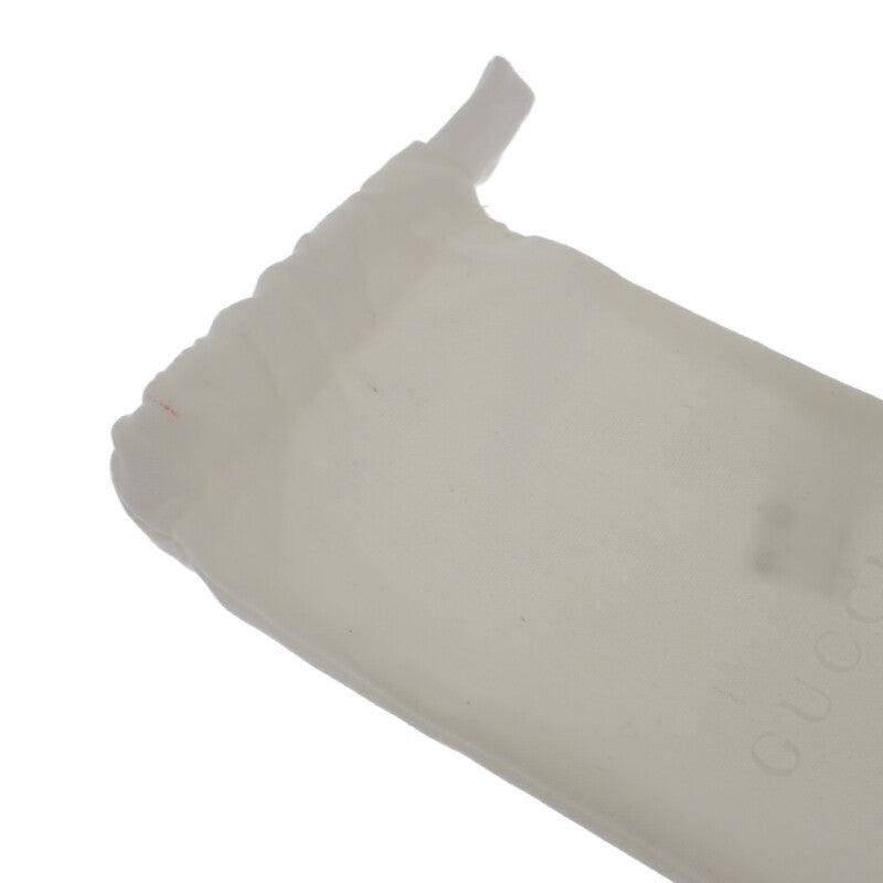 グッチ GUCCI ロゴ ジップ 835073AAE1W1000 カードケース カーフスキン ブラック シルバー金具 メンズ【中古】【Aランク】