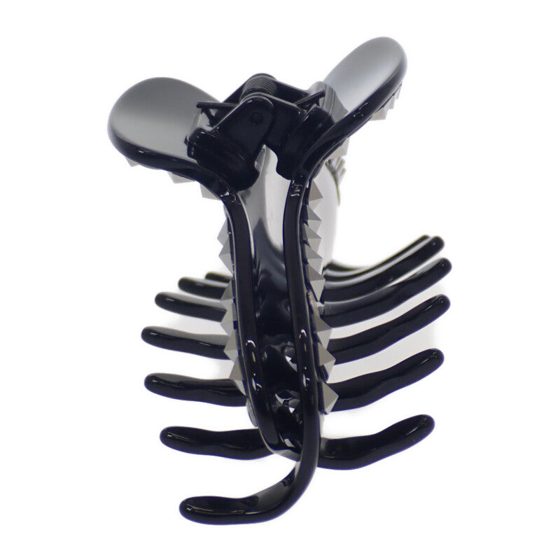 シャネル CHANEL CCスタッズ クリップ ヘアバンス ヘアアクセサリー プラスチック ブラック レディース【中古】【ABランク】