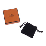 エルメス HERMES カージュドアッシュ Hキューブ ピアス メタル ホワイト ピンクゴールド レディース【中古】【Aランク】