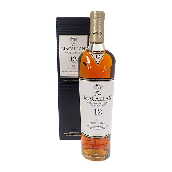 MACALLAN ザ・マッカラン 12年 シェリーオーク お酒 アルコール 40% 700ml ホログラムシール有り ウイスキー【中古】【Sランク】
