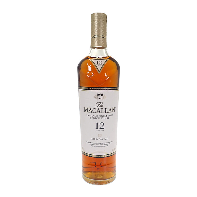 MACALLAN ザ・マッカラン 12年 シェリーオーク お酒 アルコール 40% 700ml ホログラムシール有り ウイスキー【中古】【Sランク】