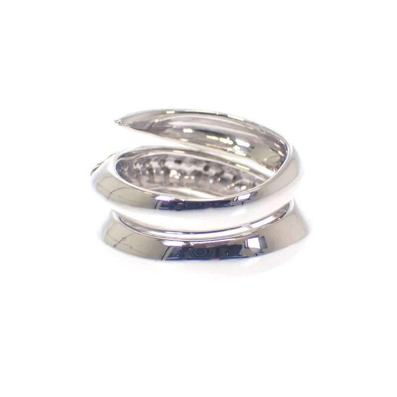 デザインジュエリー 13号 リング K18ホワイトゴールド ダイヤモンド