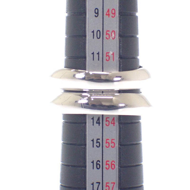 デザインジュエリー 13号 リング K18ホワイトゴールド ダイヤモンド レディース メンズ ユニセックス【中古】【Aランク】