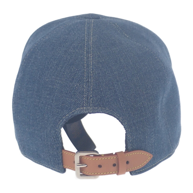 ルイヴィトン LOUIS VUITTON キャスケット・LV デニム M7009L キャップ コットン インディゴ ブルー メンズ【中古】【Aランク】