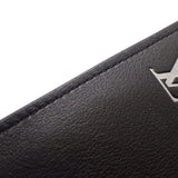 ルイヴィトン LOUIS VUITTON ポルトフォイユ・ブラザ NM M83190 長財布 カーフ ブラック シルバー シルバー金具 メンズ【中古】【ABランク】