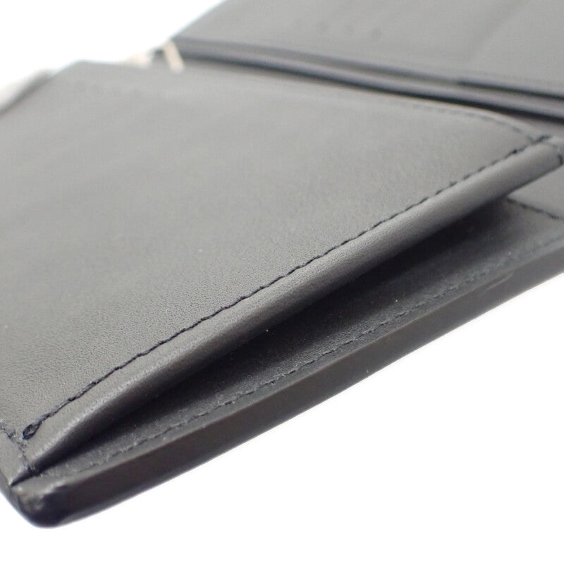 ルイヴィトン LOUIS VUITTON ポルトフォイユ・ブラザ NM M83190 長財布 カーフ ブラック シルバー シルバー金具 メンズ【中古】【ABランク】