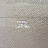 エルメス HERMES ベアン コンビ ネヴェルソ K刻印 三つ折り財布 ヴォーエプソン エタン エトゥープ シルバー金具 レディース【中古】【Aランク】