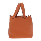 エルメス HERMES ピコタンロックPM ハンドバッグ トリヨンクレマンス オレンジミニアン シルバー金具 レディース【中古】【Aランク】