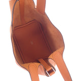 エルメス HERMES ピコタンロックPM ハンドバッグ トリヨンクレマンス オレンジミニアン シルバー金具 レディース【中古】【Aランク】