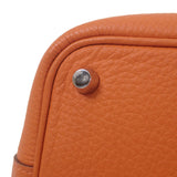 エルメス HERMES ピコタンロックPM ハンドバッグ トリヨンクレマンス オレンジミニアン シルバー金具 レディース【中古】【Aランク】
