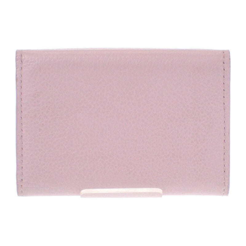 ルイヴィトン LOUIS VUITTON ポルトフォイユ・ロックミニ M80088 三つ折り財布 カーフ ライトピンク ゴールド金具 レディース【中古】【ABランク】