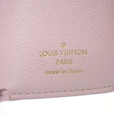 ルイヴィトン LOUIS VUITTON ポルトフォイユ・ロックミニ M80088 三つ折り財布 カーフ ライトピンク ゴールド金具 レディース【中古】【ABランク】