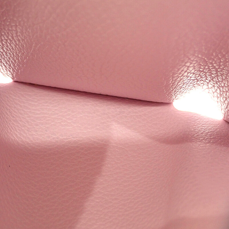 ルイヴィトン LOUIS VUITTON ポルトフォイユ・ロックミニ M80088 三つ折り財布 カーフ ライトピンク ゴールド金具 レディース【中古】【ABランク】