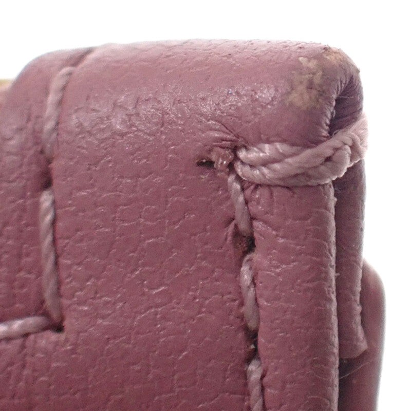 ディオール Dior レディ ディオールコスモス ジップカードホルダー S0965ONMJ_M77P カードケース ラムスキン ピンク ゴールド金具 レディース【中古】【ABランク】