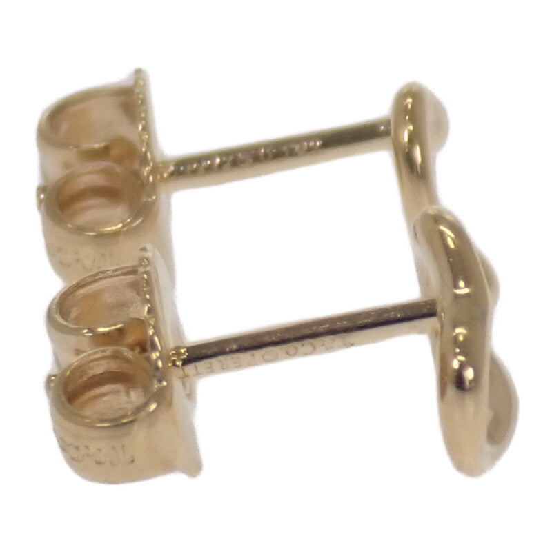 ティファニー TIFFANY&Co. オープンハート 60957347 ピアス K18イエローゴールド レディース【中古】【Aランク】