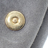 ディオール Dior Bobby ミディアム ショルダーバッグ スウェード ムートン グレー ゴールド金具 レディース【中古】【ABランク】