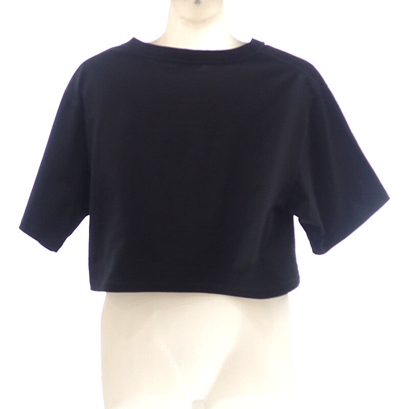 CELINE 半袖Tシャツ S黒 CELINE - CELINE セリーヌ 半袖Tシャツ ロゴプリント クルーネックの