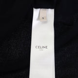 セリーヌ CELINE ロゴクロップドTシャツ S 2X761501F 半袖Ｔシャツ コットン ブラック レディース【中古】【Aランク】