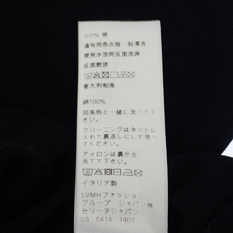 セリーヌ CELINE ロゴクロップドTシャツ S 2X761501F 半袖Ｔシャツ コットン ブラック レディース【中古】【Aランク】