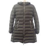 モンクレール MONCLER OROPHIN ロング 3 C20934985305_54155 ダウンジャケット ナイロン ラムスキン カーキ レディース【中古】【ABランク】