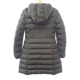 モンクレール MONCLER OROPHIN ロング 3 C20934985305_54155 ダウンジャケット ナイロン ラムスキン カーキ レディース【中古】【ABランク】