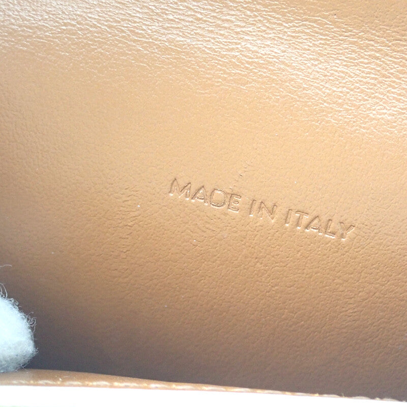 セリーヌ CELINE モバイルポーチ 10G332CQD ショルダーバッグ ラムスキン トリオンフキャンバス タン レディース【中古】【Aランク】