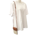 セリーヌ CELINE モバイルポーチ 10G332CQD ショルダーバッグ ラムスキン トリオンフキャンバス タン レディース【中古】【Aランク】