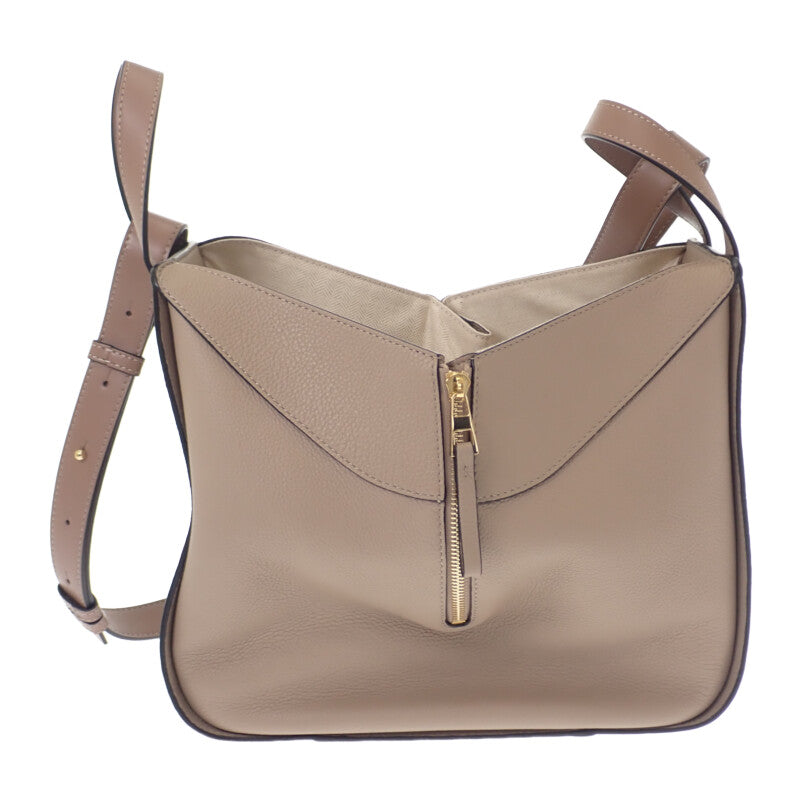 ロエベ LOEWE ハンモックバッグ スモール A538S35X51 2WAYバッグ ハンドバッグ ショルダーバッグ ソフトグレインカーフ サンド ゴールド金具 レディース【中古】【Aランク】