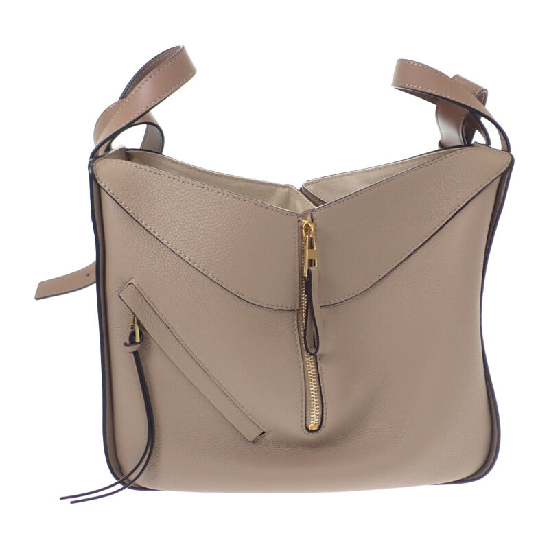 ロエベ LOEWE ハンモックバッグ スモール A538S35X51 2WAYバッグ ハンドバッグ ショルダーバッグ ソフトグレインカーフ サンド ゴールド金具 レディース【中古】【Aランク】