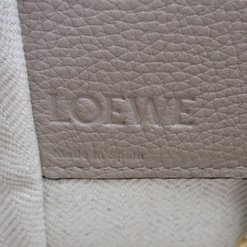 ロエベ LOEWE ハンモックバッグ スモール A538S35X51 2WAYバッグ ハンドバッグ ショルダーバッグ ソフトグレインカーフ サンド ゴールド金具 レディース【中古】【Aランク】