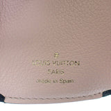 ルイヴィトン LOUIS VUITTON ポルトフォイユ･ロックミニ M80984 三つ折り財布 グレインカーフレザー ノワール クレーム ピンク ゴールド金具 レディース【中古】【Aランク】