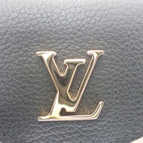 ルイヴィトン LOUIS VUITTON ポルトフォイユ･ロックミニ M80984 三つ折り財布 グレインカーフレザー ノワール クレーム ピンク ゴールド金具 レディース【中古】【Aランク】