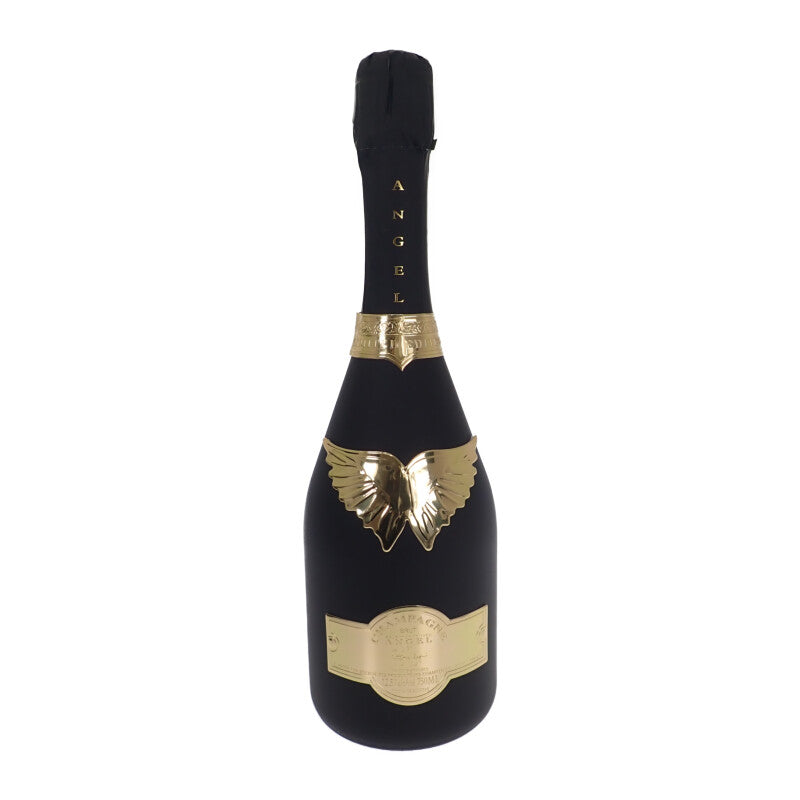ANGEL CHAMPAGNE NV ブリュット ブラック ファージップタイプ お酒 12.5% 750ml 日本上陸5周年記念モデル シャンパン ブラック【中古】【Sランク】