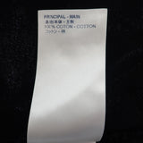 ルイヴィトン LOUIS VUITTON アップサイドダウン XL 半袖Ｔシャツ コットン ブラック ホワイト メンズ【中古】【ABランク】