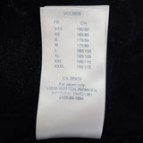 ルイヴィトン LOUIS VUITTON アップサイドダウン XL 半袖Ｔシャツ コットン ブラック ホワイト メンズ【中古】【ABランク】