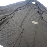 バレンシアガ BALENCIAGA フルイドジャガード L 671671_TIO381_000 テーラードジャケット ポリエステル レーヨン ブラック メンズ【中古】【Aランク】