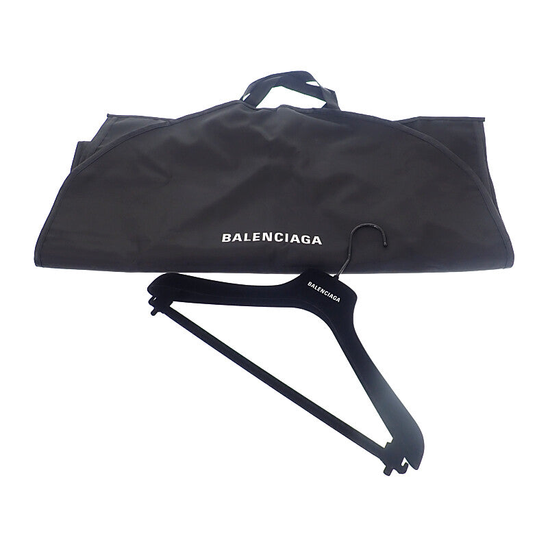 バレンシアガ BALENCIAGA フルイドジャガード L 671671_TIO381_000 テーラードジャケット ポリエステル レーヨン ブラック メンズ【中古】【Aランク】