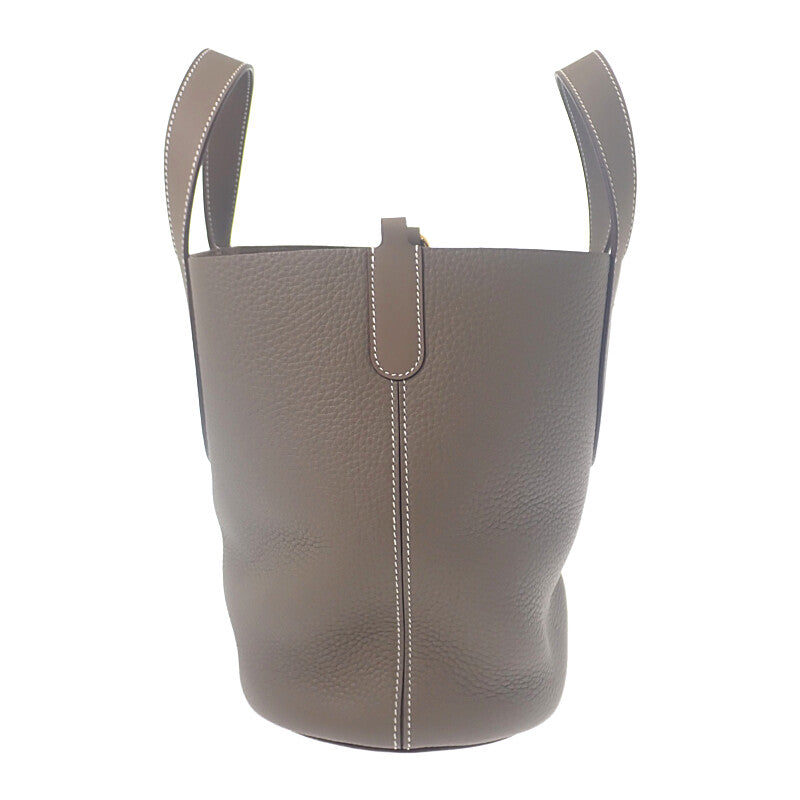 エルメス HERMES イン・ザ・ループ 23 K刻印 ハンドバッグ トリヨンクレマンス エトゥープ ベージュ系 ゴールド金具 レディース【中古】【Sランク】