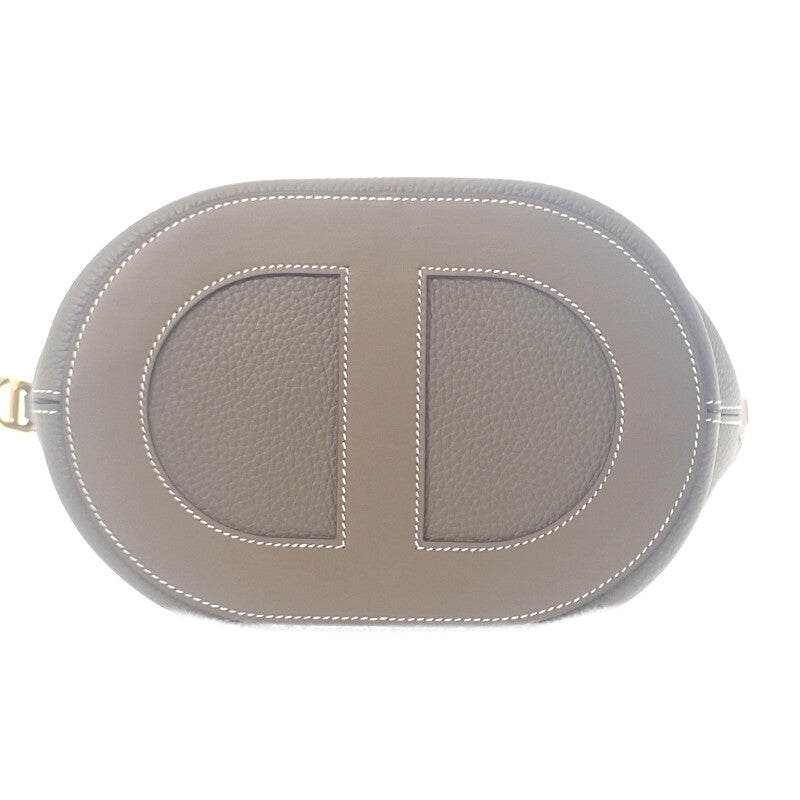 エルメス HERMES イン・ザ・ループ 23 K刻印 ハンドバッグ トリヨンクレマンス エトゥープ ベージュ系 ゴールド金具 レディース【中古】【Sランク】
