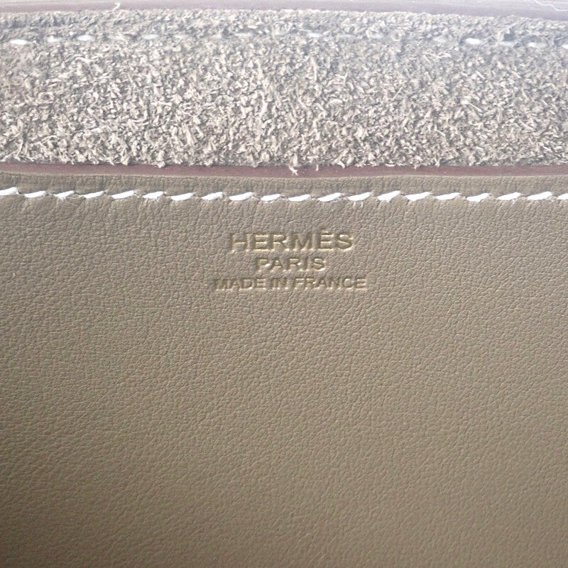 エルメス HERMES イン・ザ・ループ 23 K刻印 ハンドバッグ トリヨンクレマンス エトゥープ ベージュ系 ゴールド金具 レディース【中古】【Sランク】