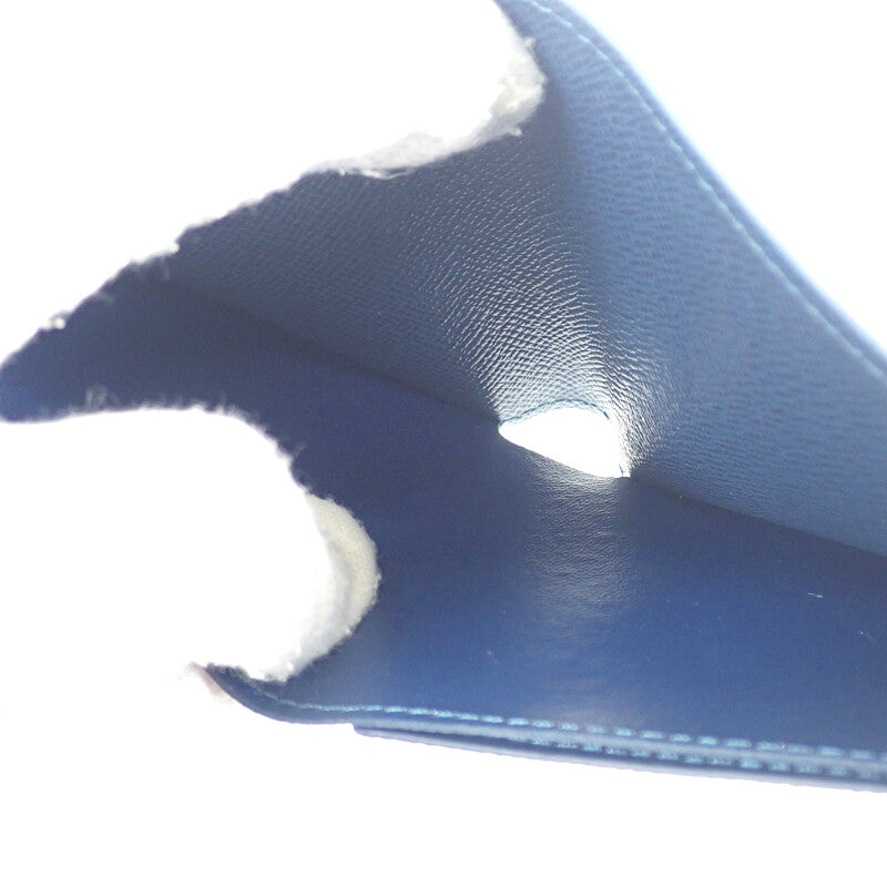 ルイヴィトン LOUIS VUITTON ポルトフォイユ・スレンダー M82307 二つ折り財布 モノグラムアクアガーデン ブルー メンズ【中古】【Aランク】