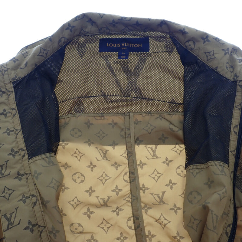 ルイヴィトン LOUIS VUITTON モノグラム ハーフ コート M ルイヴィトン LOUIS VUITTON モノグラム ハーフ コート 36 ナイロン
