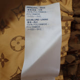 ルイヴィトン LOUIS VUITTON モノグラム ハーフ丈 コート 36 ナイロンジャケット ナイロン ブラウン レディース【中古】【Aランク】