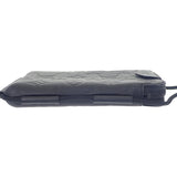 ルイヴィトン LOUIS VUITTON レースアップ・ポーチ M12601 ショルダーバッグ モノグラムシャドウ ブラック メンズ レディース【中古】【Aランク】