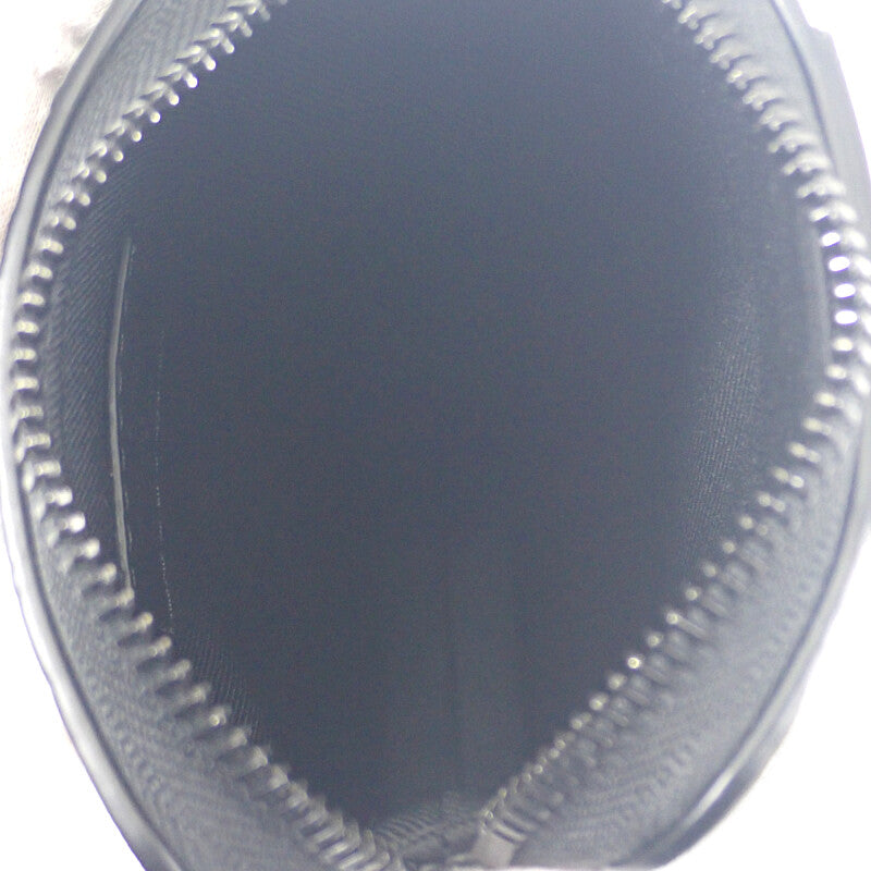 ルイヴィトン LOUIS VUITTON レースアップ・ポーチ M12601 ショルダーバッグ モノグラムシャドウ ブラック メンズ レディース【中古】【Aランク】