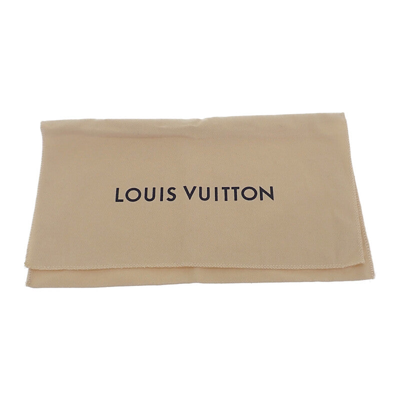 ルイヴィトン LOUIS VUITTON レースアップ・ポーチ M12601 ショルダーバッグ モノグラムシャドウ ブラック メンズ レディース【中古】【Aランク】