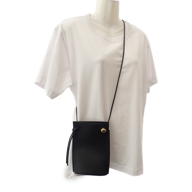 ロエベ LOEWE ペブル ダイスポケット CPBPR12X01 ショルダーバッグ クラシックカーフ ブラック ゴールド金具 レディース【中古】【Aランク】 ロエベ LOEWE ペブル ダイスポケット CPBPR12X01 ショルダーバッグ