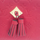 ルイヴィトン LOUIS VUITTON サントンジュ M44606 ショルダーバッグ モノグラムアンプラント レッド スカーレット ゴールド金具 レディース【中古】【Aランク】