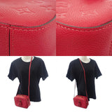 ルイヴィトン LOUIS VUITTON サントンジュ M44606 ショルダーバッグ モノグラムアンプラント レッド スカーレット ゴールド金具 レディース【中古】【Aランク】